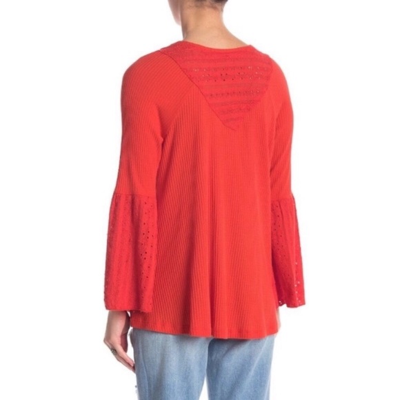 Free People NWT Flowy Bell Sleeve Top ❤️ - Picture 5 of 5